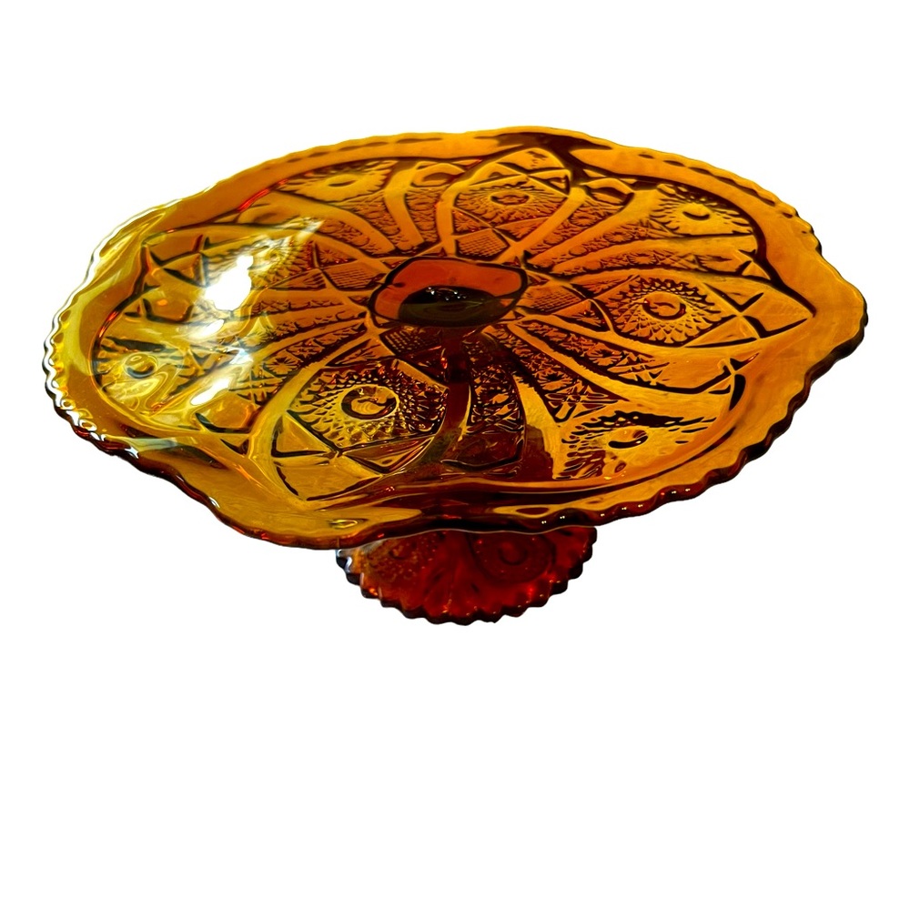 Vintage Imperial Glass cake stand